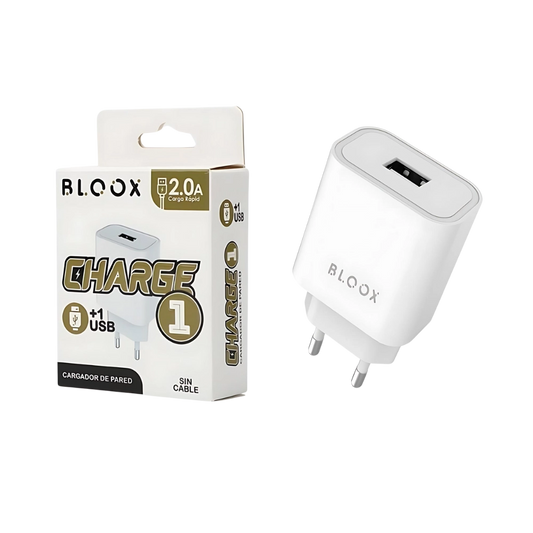 Cargador USB con cable USB-C Bloox